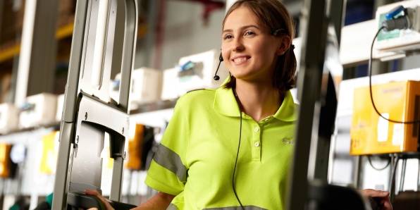 Female forklift